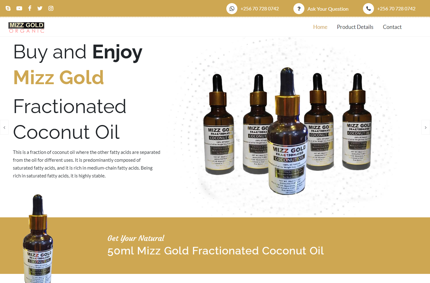 Mizz Gold Organic Products